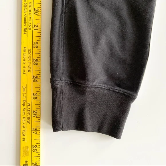 🌸Pink VS🌸 Black White Track Pants Jogger Sz Medium Drawstring - Picture 8 of 8